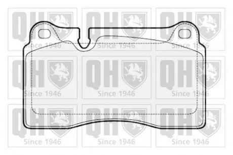 Гальмівні колодки дискові QH QUINTON HAZELL BP1566