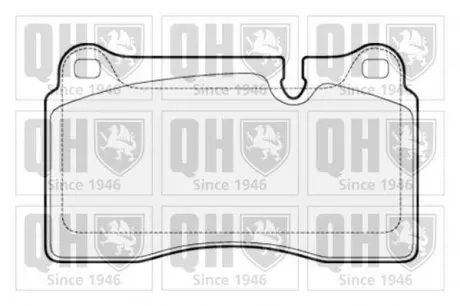 Тормозные колодки дисковые QH QUINTON HAZELL BP1539