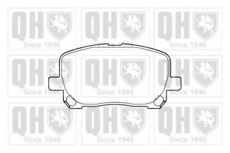 Тормозные колодки дисковые QH QUINTON HAZELL BP1368