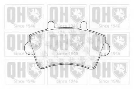 Гальмівні колодки дискові QH QUINTON HAZELL BP1325