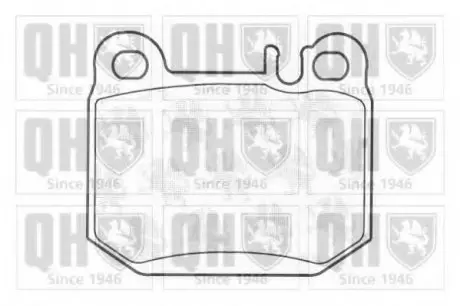 Тормозные колодки дисковые QH QUINTON HAZELL BP1248