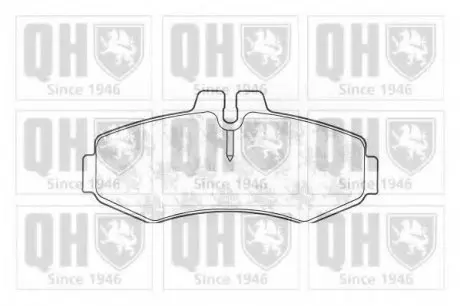 Гальмівні колодки дискові QH QUINTON HAZELL BP1096