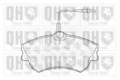Тормозные колодки дисковые QH QUINTON HAZELL BP1065