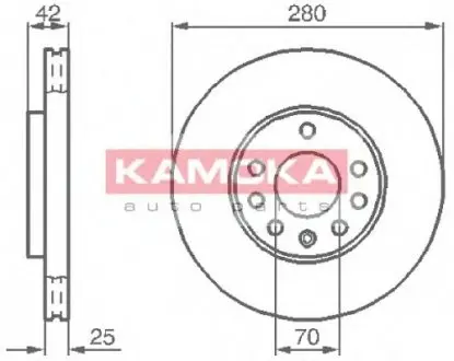 Тормозные диски KAMOKA 1032082