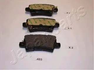 Тормозные колодки дисковые PP-403AF JAPANPARTS PP403AF