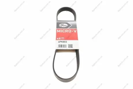 Поліклиновий ремінь Gates 6PK803