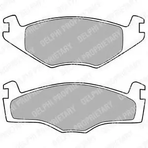 Тормозные колодки дисковые SEAT/VW Cordoba/Ibiza/Golf/Jetta/Passat "F "83-02 Delphi LP420