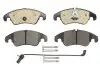 Комплект тормозных колодок, дисковый тормоз DELPHI LP3152