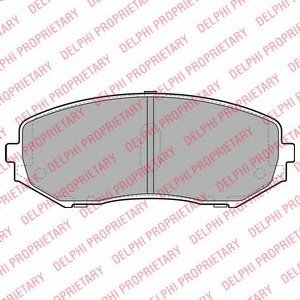 Тормозные колодки дисковые Delphi LP2001 (фото 1)