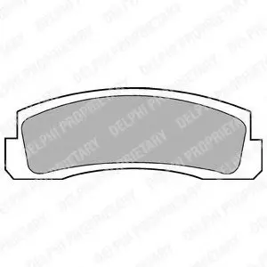Тормозные колодки дисковые Delphi LP189