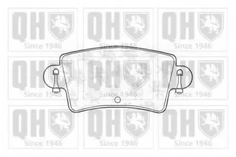Гальмівні колодки дискові QH QUINTON HAZELL BP1326