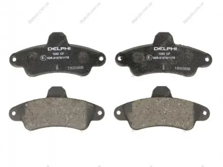 Тормозные колодки дисковые FORD Mondeo "R "93-01 Delphi LP1242