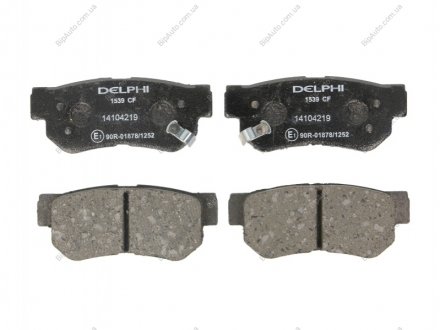 Тормозные колодки дисковые Delphi LP1539 (фото 1)