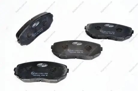 Тормозные колодки дисковые MAZDA CX-7/CX-9 &quot;F &quot;07&gt;&gt; Delphi LP2098 (фото 1)