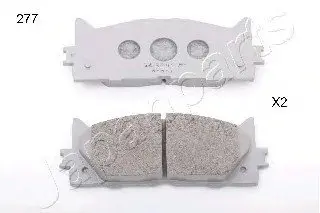 Тормозные колодки дисковые PA-277AF JAPANPARTS PA277AF