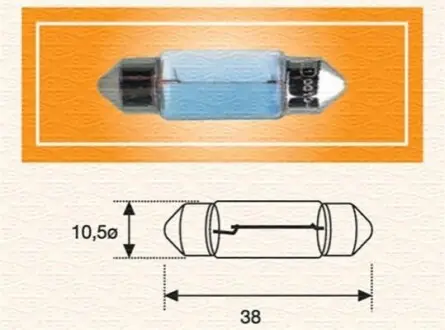 Лампа R2 MAGNETI MARELLI C10W24