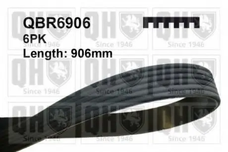 Ремiнь клиновий QH QUINTON HAZELL QBR6906