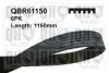 Ремінь клиновий QH QBR61150