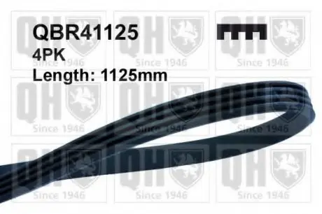 Полікліновий ремінь QH QUINTON HAZELL QBR41125