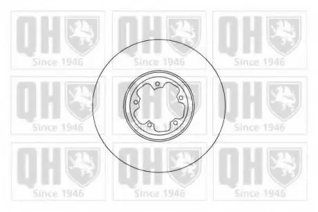 Фото 1 - тормозной диск QH QUINTON HAZELL BDC5214 Тормозной диск QH QUINTON HAZELL BDC5214 (фото 1)
