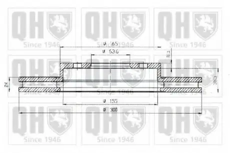 Тормозные диски QH QUINTON HAZELL BDC5199