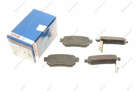 Тормозные колодки HONDA/MG/ROVER Civic/Jazz/Fit/ZS45/ZR25/25/200/500 \&#039;\&#039;R PR2 BOSCH 0986495256 (фото 1)