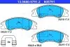 Комплект тормозных колодок, дисковый тормоз ATE 13046057912 (фото 1)