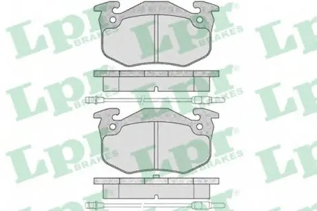 Тормозные колодки дисковые LPR 05P201