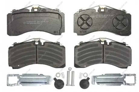 Дисковые тормозные колодки, комплект SAF 3057000600
