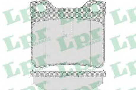 Комплект тормозных колодок, дисковый тормоз LPR 05P622 (фото 1)