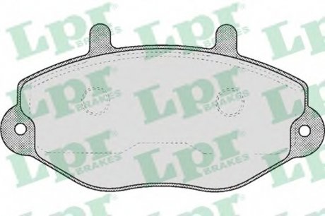 Тормозные колодки дисковые LPR 05P482 (фото 1)