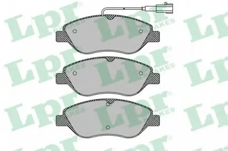 Комплект тормозных колодок, дисковый тормоз LPR 05P1267 (фото 1)
