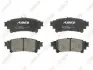 Комплект тормозных колодок, дисковый тормоз ABE C22042ABE (фото 1)