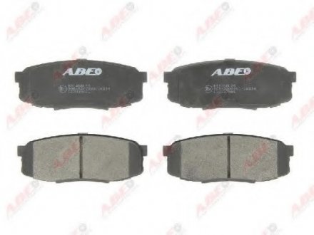 Комплект тормозных колодок, дисковый тормоз ABE C22039ABE (фото 1)