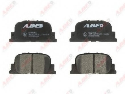 Комплект тормозных колодок, дисковый тормоз ABE C22022ABE (фото 1)