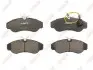 Комплект тормозных колодок, дисковый тормоз ABE C1F044ABE