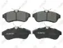 Комплект тормозных колодок, дисковый тормоз ABE C1C063ABE