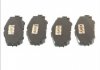 Комплект тормозных колодок, дисковый тормоз ABE C12122ABE (фото 1)