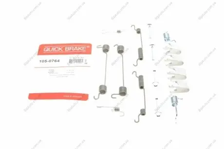 Комплект пружинок колодок ручника Honda Concerto -95 105-0764 QUICK BRAKE 1050764