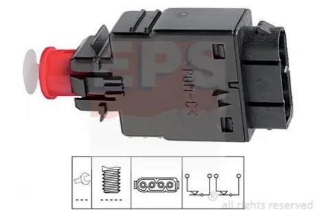 Выключатель тормозного фонаря BMW E32/E34/E36 90-99 EPS 1810081
