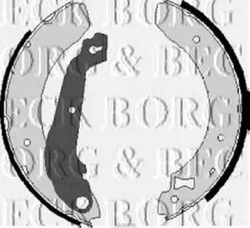 Комплект тормозных колодок BORG &amp; BECK BORG & BECK BBS6090 (фото 1)