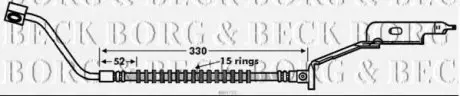Тормозной шланг BORG & BECK BBH7551