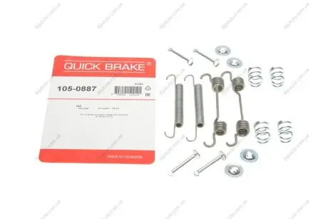 Гальмівні аксесуари (Монтажний комп-кт колодки) 105-0887 QUICK BRAKE 1050887