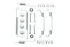 Комплект пружинок колодок ручника Opel Astra F/Corsa A 82-98 (Opel) QUICK BRAKE 105-0709 1050709