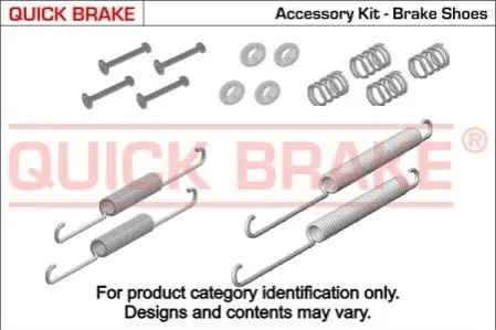 Пружинки колодок ручника Peugeot 106 105-0650 QUICK BRAKE 1050650 (фото 1)