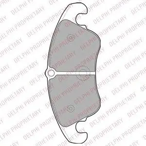 Тормозные колодки дисковые AUDI A4/A5/A6/Q5 "F "07>> Delphi LP2077