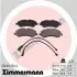 Комплект гальмівних колодок 25602.170.2 ZIMMERMANN 256021702 (фото 7)