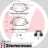 Тормозные колодки дисковые ZIMMERMANN 256521702