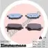 Тормозные колодки дисковые ZIMMERMANN 248221701