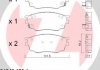Гальмівні колодки дискові ZIMMERMANN 242461701 (фото 1)